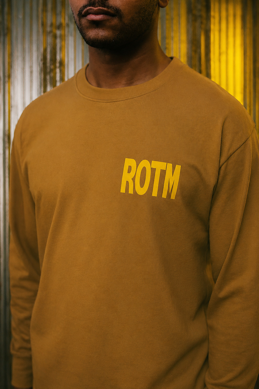 LS Phat Logo - Khaki / Lemon